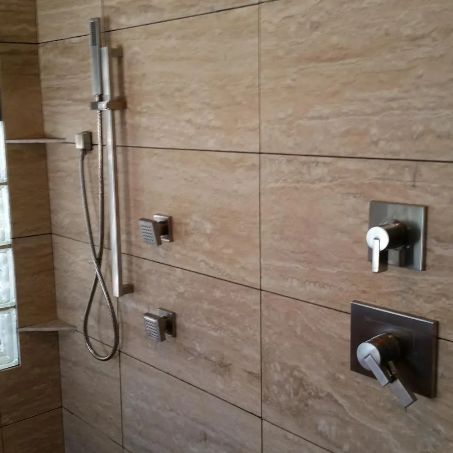 Shower fixture installation for Water Heater Replacement in Cary
